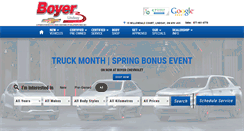 Desktop Screenshot of boyerchevroletlindsay.com